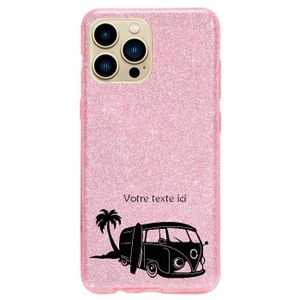 Coque iPhone 11 en bois avec gravure Kombi Van -  France