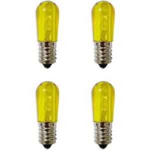 AMPOULE - LED Ise Ampoule Led E14 12V Jaune, 4 pièces E14 3Leds 