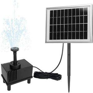 FONTAINE DE JARDIN Pompe solaire YUENFONG 2W pour fontaine de bassin 