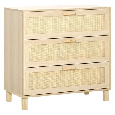 Box And Beyond Chiffonnier 4 Tiroirs Chêne 39,3 X 76,3 X 39,6 Cm - Meuble Rangement Design