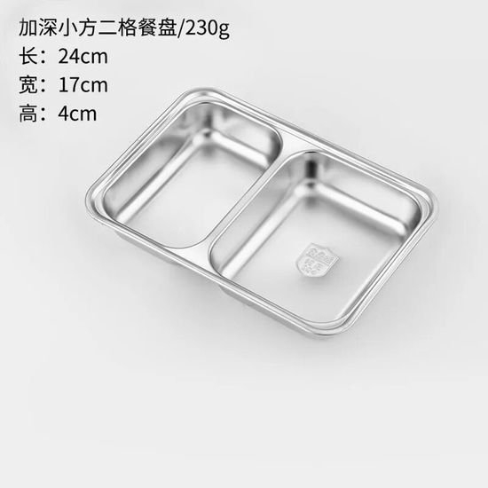 Boîte à Bento En Acier Inoxydable Everusely - 3 Compartiments + Pot à Sauce, 0,8 L, étanche