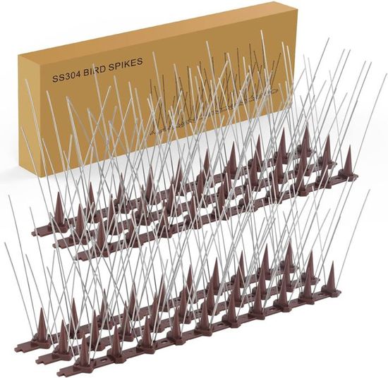 Pic Anti Pigeon Inoxydable, 25cm X 4 Pièces Pique Anti Pigeon