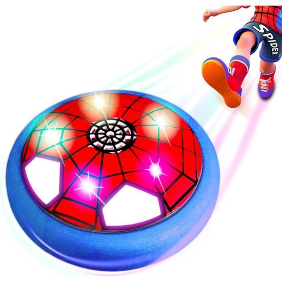 Air Power Football - Jouet Enfant Rechargeable avec LED Lumière - Blanc