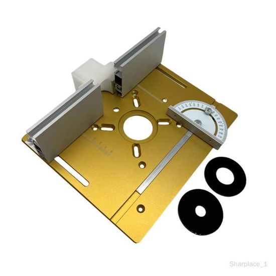 Jauge à onglet pour scie de table, scie de table de précision, jauge à onglet en aluminium de haute précision, rapporteur, accessoires de scie de table universelle en aluminium de haute précision Jauge à onglet pour scie de table, scie de table de précision, jauge à onglet en aluminium de haute précision, rapporteur, accessoires de scie de table universelle en aluminium de haute précision