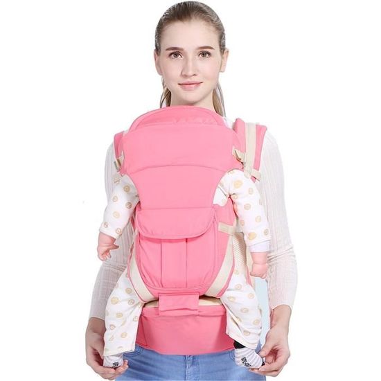 Porte-bébé Avec Siège De Hanche Pour Nouveau-né Et Tout-petit 3 En 1 Respirant Et Doux Sac à Dos De Portage Pour Bébé De 3 à 36 Mois