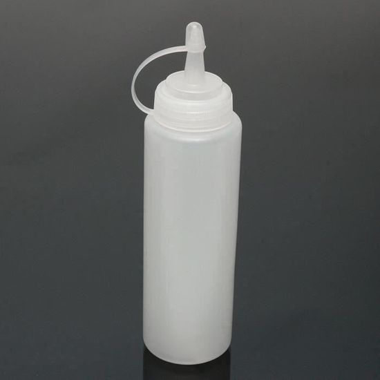 Bouteille à Sauce En Céramique 120 Ml Avec Couvercle - Distributeur Pour Huile, Vinaigre, Sauce Soja (beige)
