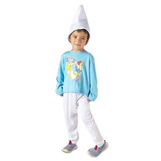 Style Décontracté Message Fun T-Shirt Schtroumpfs Garçon 'I'd