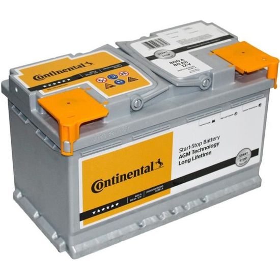 Continental Starterbatterie 80Ah 750A 12V