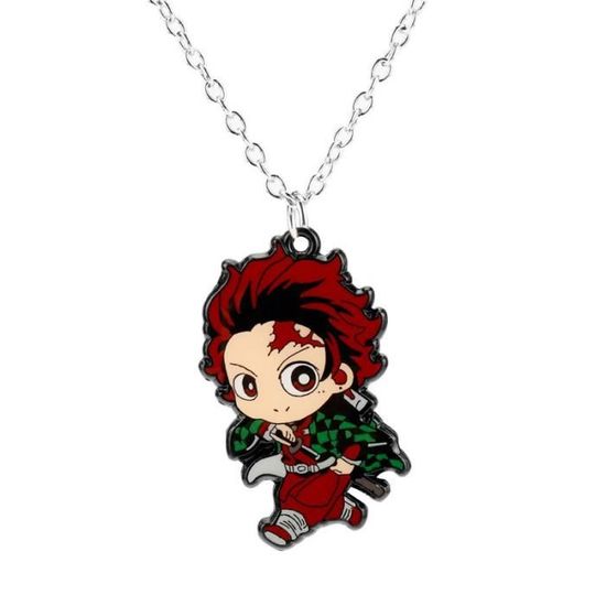 Collier en cristal rouge Anime Jojos Jojo Bizarre Adventure, pendentif en alliage Aja Cosplay, bijoux pour Fans, cadeaux, accessoires de mode