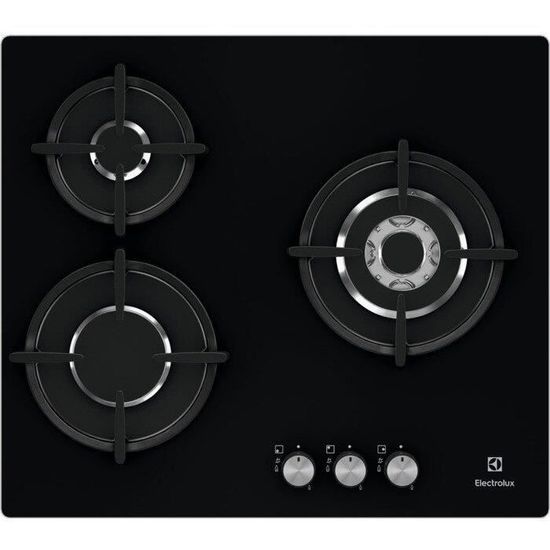 ELECTROLUX EGT6633NOK Plaque de cuisson gaz 3 foyers 7900W L56