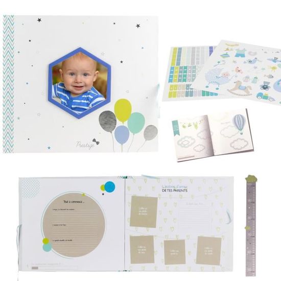 Coffret de Naissance avec Livre de Naissance garçon personnalisable 30  pages - Garçon - Cdiscount Puériculture & Eveil bébé