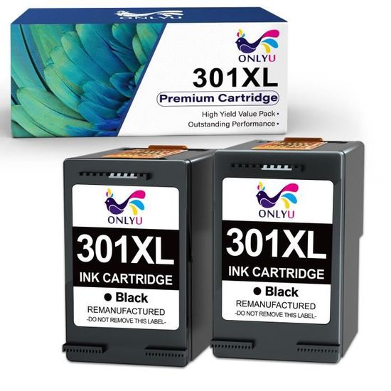 Cartuccia Nera Compatibile HP 61XL Alta Capacit&agrave;, Rigenerata, Per Deskjet Ed Envy