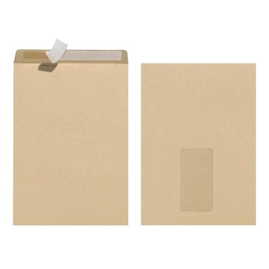 Lot De 50 Enveloppes Carrées Blanches 15x15 Cm - Patte Autocollante, Papier 120 G/m², Pour Cartes Et Invitations
