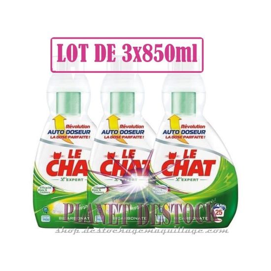 Le Chat Lessive Revolution Auto Doseur à La Bicarbonate