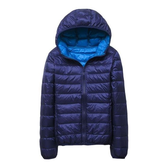 Doudoune Capuche Legere Femme Hiver Chaud Veste Doudoune Légère Femme