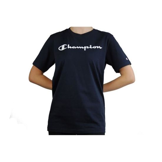 T-shirt CHAMPION 305365BS501 Bleu marine - Mixte/Enfant