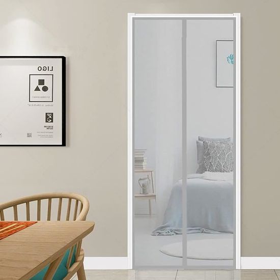 Moustiquaire Porte Fenetre AimantéE 270 X 220 Cm Fermeture Automatique Moustiquaire Enroulable Anti Insecte Mouche Portes De Balcon Portes