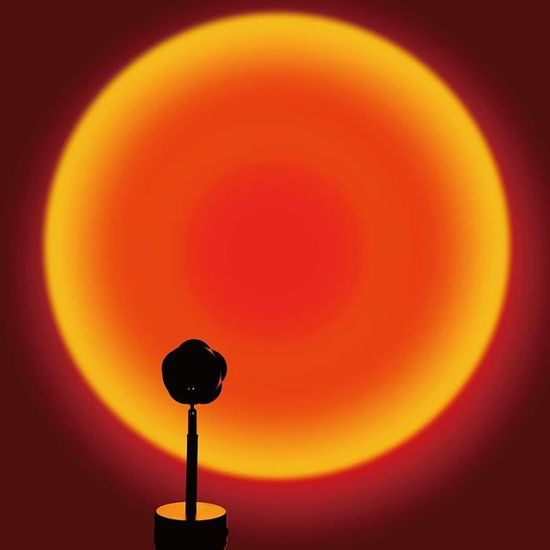 ESTINK Veilleuse De Coucher De Soleil Lampe De Projection De Coucher De Soleil Mignon Coucher De