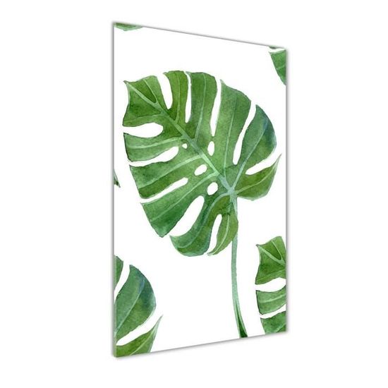 Tableau Décoratif Sur Verre Acrylique Tulup - Motif Jungle, Dimensions 50x100 Cm - Style Moderne