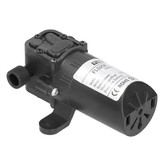 Pompe à Eau 12V DC 100W - 8L/Min 160Psi - Auto-Amorçante - Pour Camping-Car, Bateau, Nettoyage
