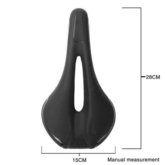 Selle De Vélo Ergonomique – Confortable, Large, Rembourrage Mémoire, Double Ressort, étanche, Pour VTT, Ville, Vélo D’appartement