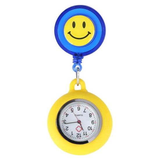 Montre à Gousset D'infirmière Avec Trotteuse - Broche Clip Pour Vêtements, Calcul Du Pouls, Aiguilles Lumineuses, 20g