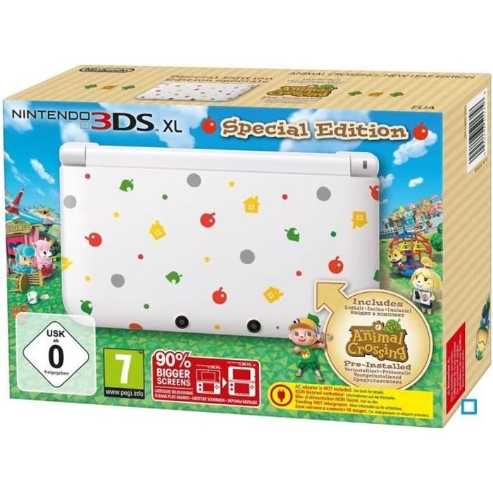 CONSOLE 3DS XL COLLECTOR+ ANIMAL CROSSING NEW LEAF