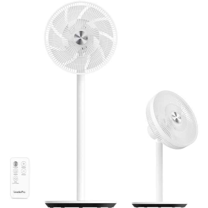 Ventilateur Sur Pied Avec Télécommande, 9 Lames 26 Vitesses 16 Pouces Ventilateur Sur Pied Avec Télécommande, 9 Lames 26 Vitesses 16 Pouces
