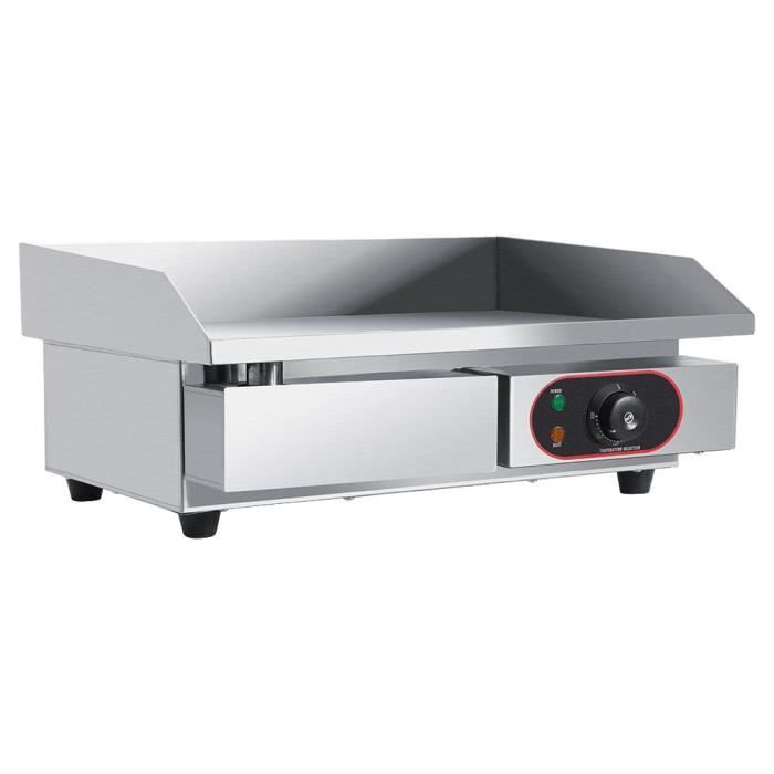 3KW Pro Plancha Grille Électrique avec Tiroir Barbecue Plaque de Cuisson - Yoshihiro