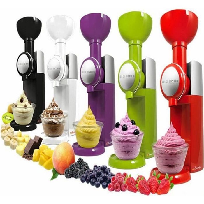 Machine à crème glacée aux fruits de ménage Mélangeur naturel de machine à crème glacée artisanale Machine à glace
