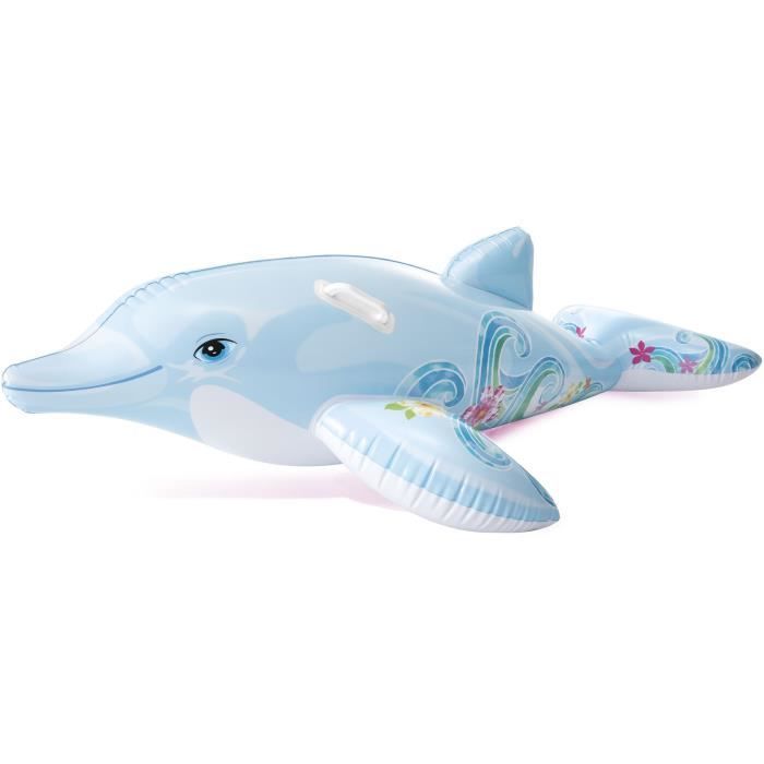Matelas de plage gonflable dauphin - 175 cm
