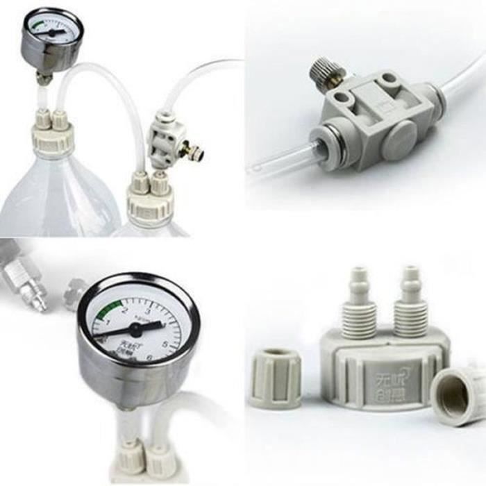 PD09876-Kit D201 DIY CO2 Système Générateur pour Aquarium Plantes Aquatiques