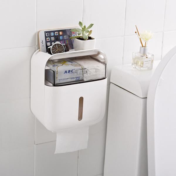 Boîte de papier toilette murale, support de papier hygiénique étanche pour les nécessités quotidiennes