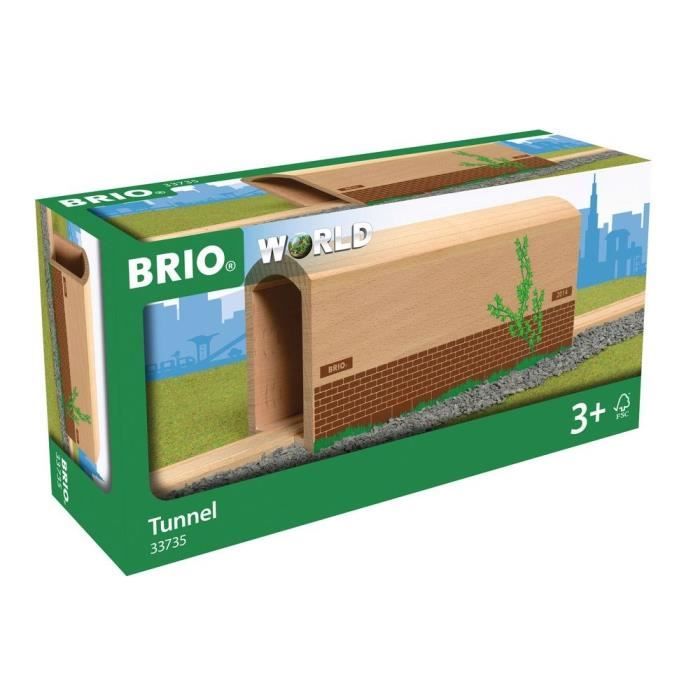 Brio World Tunnel - Accessoire pour circuit de train en bois - Ravensburger - Mixte dès 3 ans - 33735