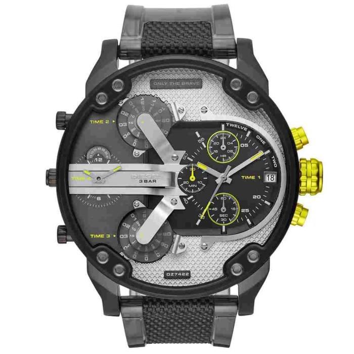 DIESEL Montre en Polyurethane DZ7422 - Homme -Noir