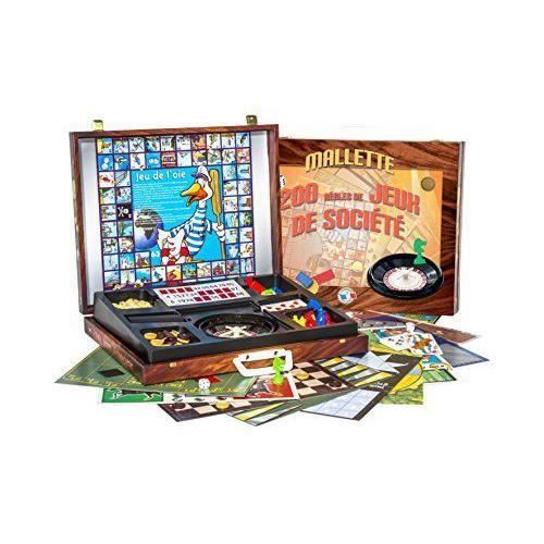 Ferriot Cric 1535 - JEUX DE SOCIETE - Mallette - 200 Jeux - marron