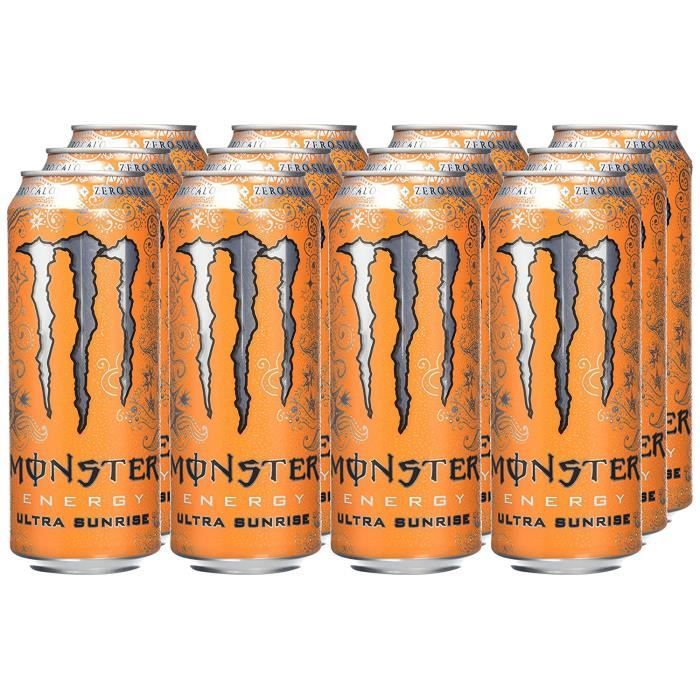 Monster Energy Ultra Sunrise-( 473 Ml X 12 Cans )