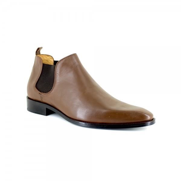 Bottine J.Bradford Cuir Cognac JB-DANET - Couleur - Cognac