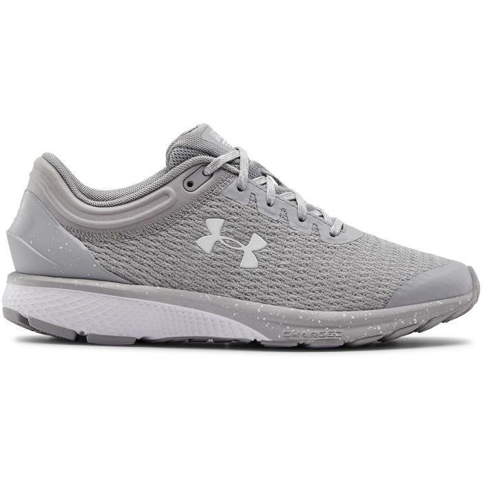 Chaussures de running de running femme Under Armour Charged Escape 3 Reflect - gris mod/blanc/blanc - 42