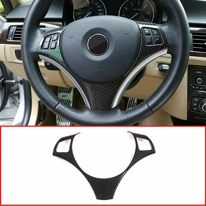 NEUFU Voiture volant garniture couverture autocollant décoration pour BMW 3 Series E90 E92 E93 2005-2012 ABS