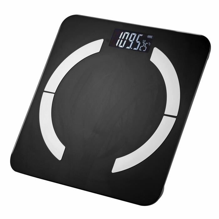 Balance Connectée WiFi et Bluetooth avec Analyse de la Composition Corporelle (Poids, Masse Grasse/Musculaire/Osseuse, d'Eau), Pèse