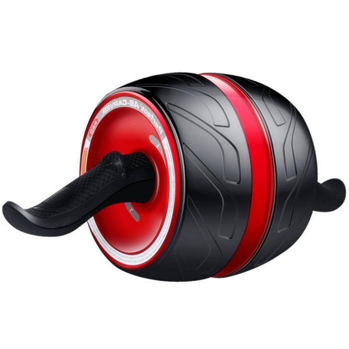 Roue Abdominale AB Wheel Roller Pro de Fitness et Musculation de Corp-Appareil Abdominal avec Tapis Epais pour Genoux