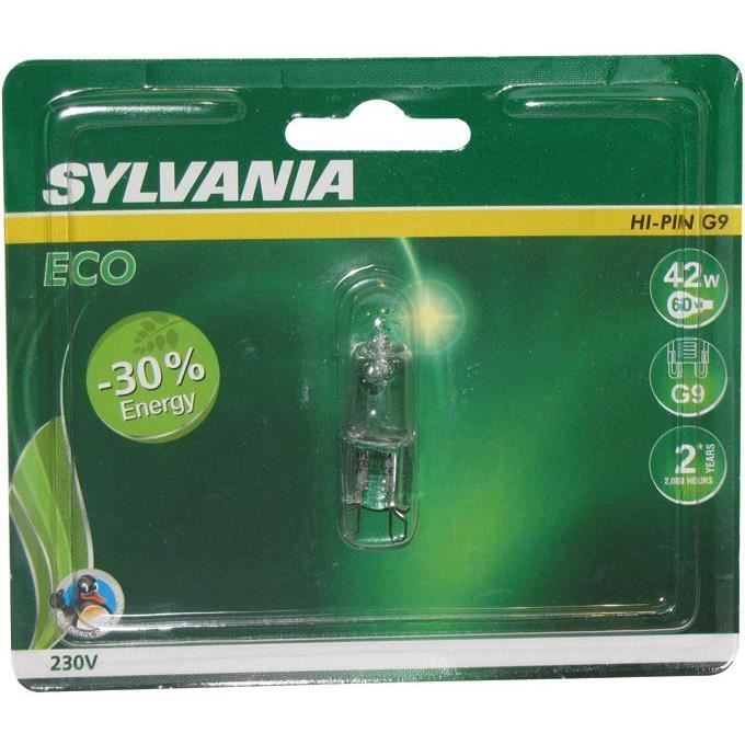 Capsule halogène hi pin écologique G9 - 42 W