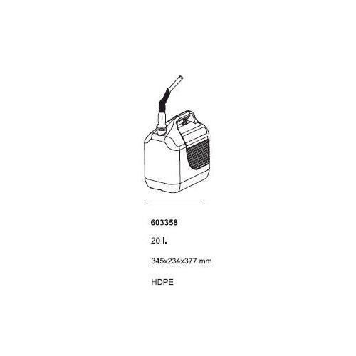 Tayg Oxid7 bidon à essence Reservekanister bidon neuf 20L/20 l - 4052A20