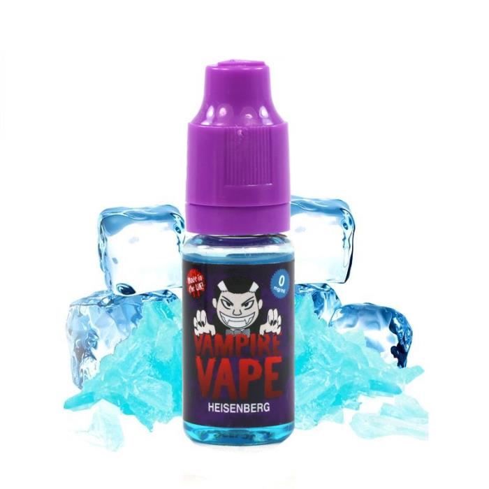 E-liquide Vampire Vape Heisenberg 12mg 10ml 10+3 Offert + 1 Porte clef Jetons Caddie Offert