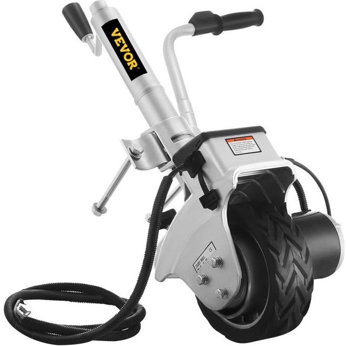 12V 350W Roue de jockey - VEVOR - 2270Kg Roue jockey motorisée manutention