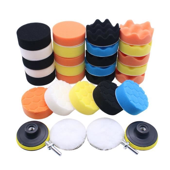 31 PCS Polissage Pad Auto-Adhésif Remplaçable Tampon De Tampons Kit Éponge EPONGE - PEAU DE CHAMOIS - MICROFIBRE - CHIFFON