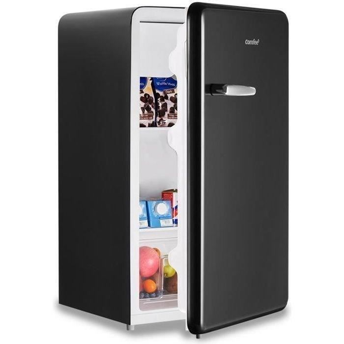 Réfrigérateur Top Vintage Comfee RCD93DK2RT(E) - 93L - Classe E - 488 x 49 x 835 cm - Noir