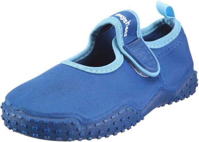 PLAYSHOES Chaussures Aquatiques - PLAYSHOES - 174797 - Mixte Enfant - Bleu - Fermeture à scratch - Talon plat