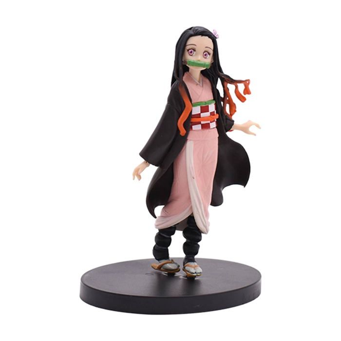 Figurine De Dessin Animé Figma Kimetsu No Yaiba, 14cm, # 499-dx Tanjiro Kamado, Figurine D